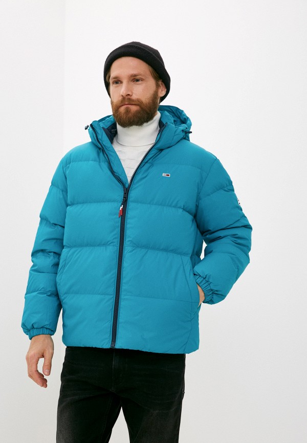 

Пуховик Tommy Jeans, Бирюзовый