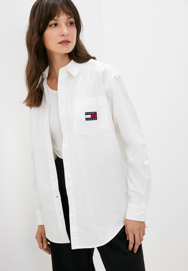 

Рубашка джинсовая Tommy Jeans, Белый