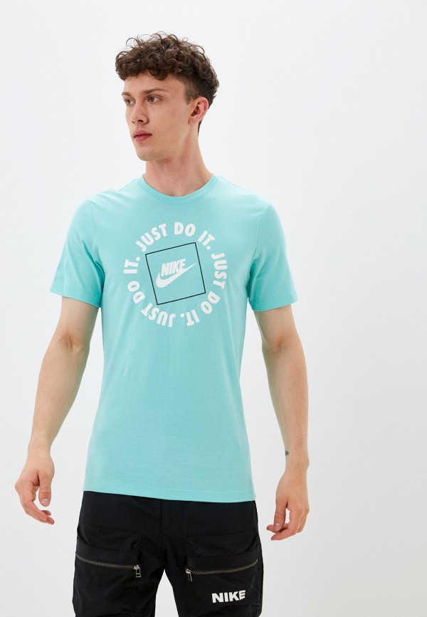 

Футболка Nike, Бирюзовый, M NSW TEE JDI HBR 1
