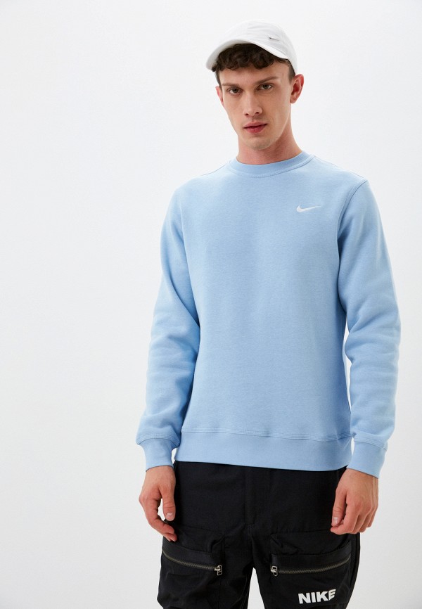 

Свитшот Nike, Голубой, NIKE CLUB CREW-SWOOSH NFS