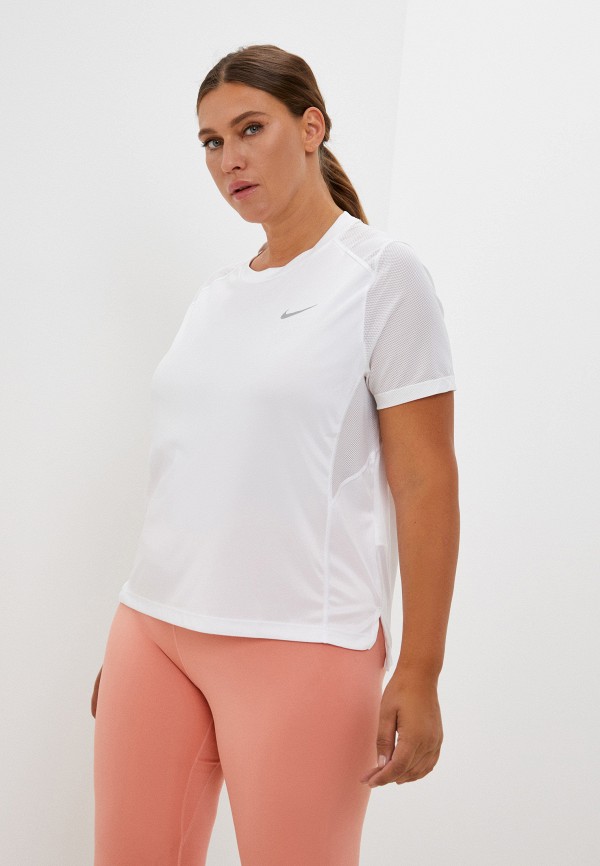 

Футболка спортивная Nike, Белый, W NK DRY MILER TOP SS NFS