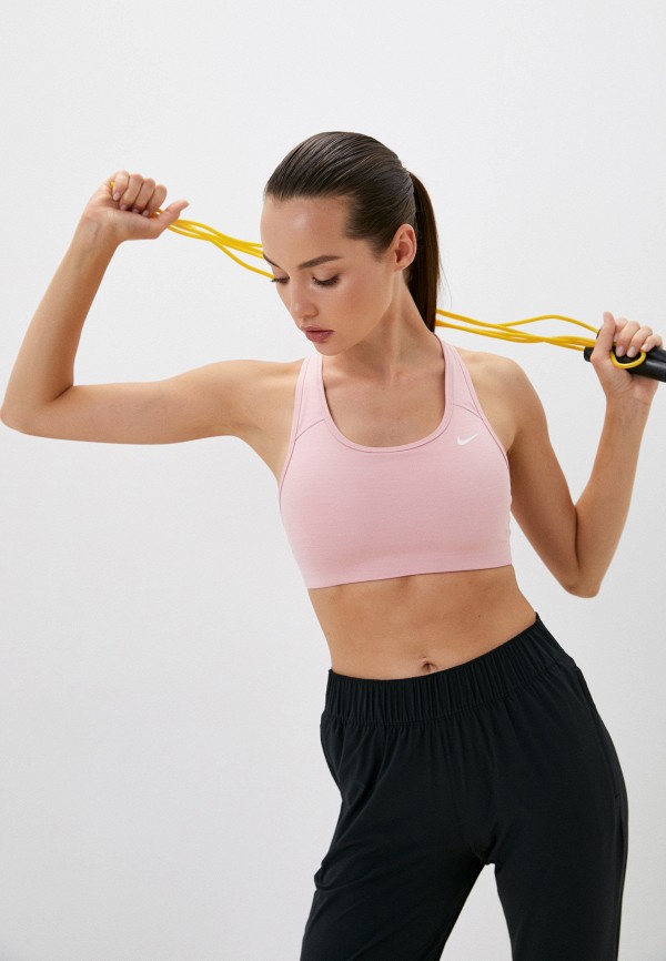 

Топ спортивный Nike, Розовый, W NK DF SWSH NONPDED BRA