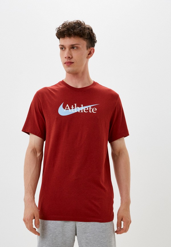 

Футболка спортивная Nike, Коричневый, M NK DB TEE SW ATHLETE