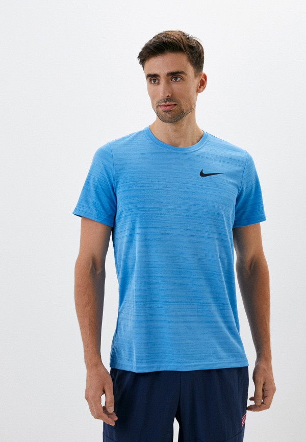 

Футболка спортивная Nike, Голубой, M NK DF SUPERSET TOP SS