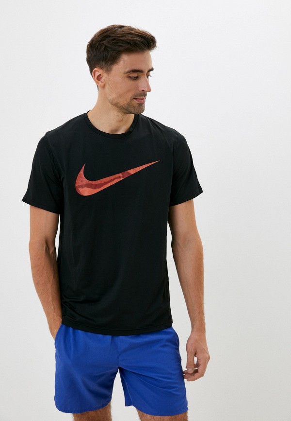 

Футболка спортивная Nike, Черный, M NK TOP SS HPR DRY GFX SU