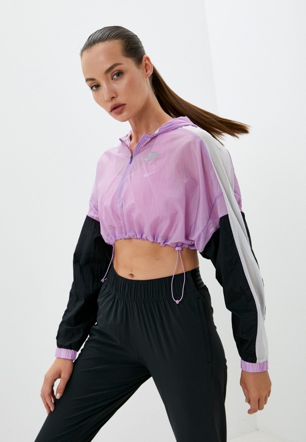 

Ветровка Nike, Фиолетовый, W NK AIR JACKET CROP