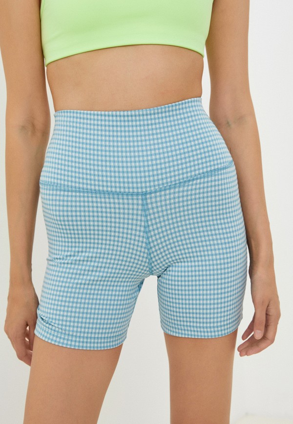 

Шорты спортивные Nike, Голубой, W NY GINGHAM 5IN SHORT