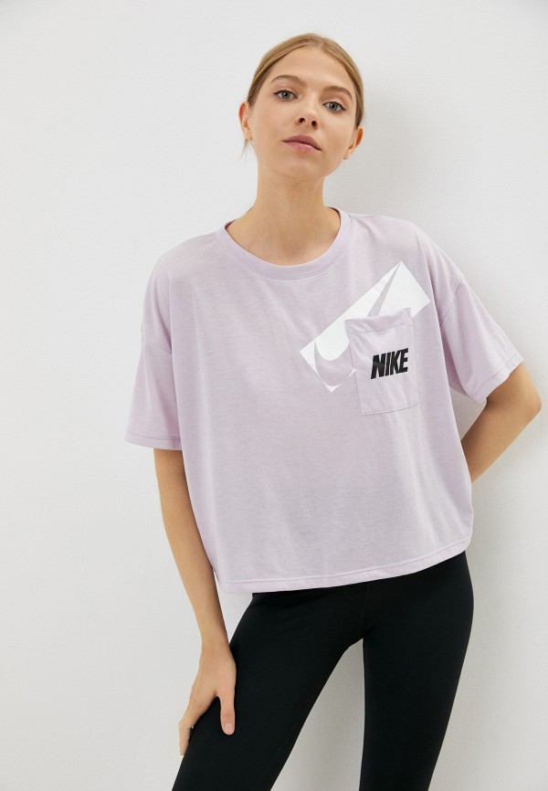 

Футболка Nike, Фиолетовый, W NK DRY GRX CROP TOP