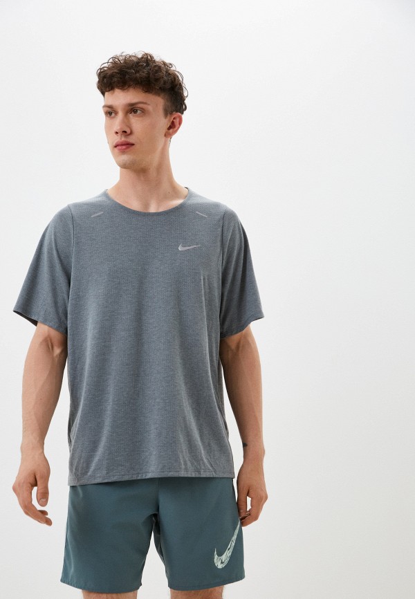 

Футболка спортивная Nike, Серый, M NK DF RISE 365 SS NFS