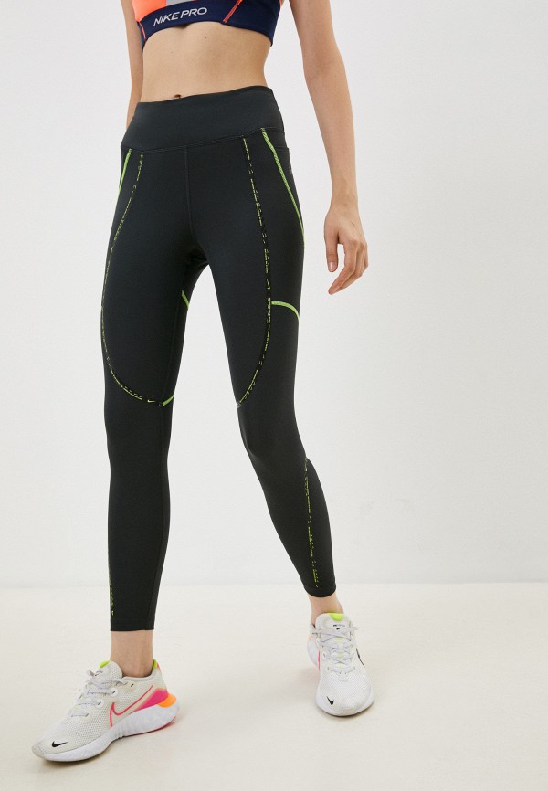 

Тайтсы Nike, Черный, W NK DF FASTER TGHT 7_8 TPD