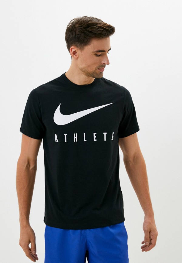 

Футболка спортивная Nike, Черный, M NK DF TEE DB ATHLETE FS
