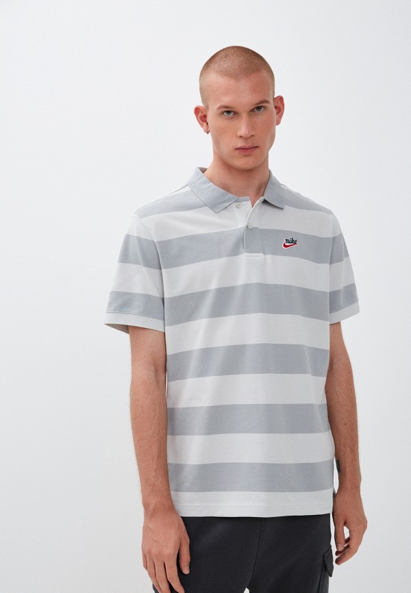 

Поло Nike, Серый, M NSW HE POLO PQ STRIPE NFS