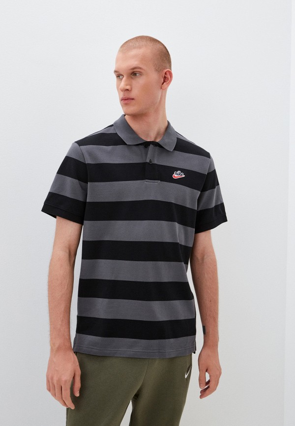 

Поло Nike, Серый, M NSW HE POLO PQ STRIPE NFS