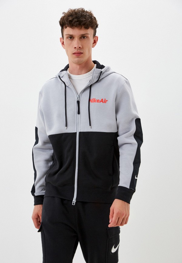 

Толстовка Nike, Серый, M NSW NIKE AIR HOOD FZ FLC NFS