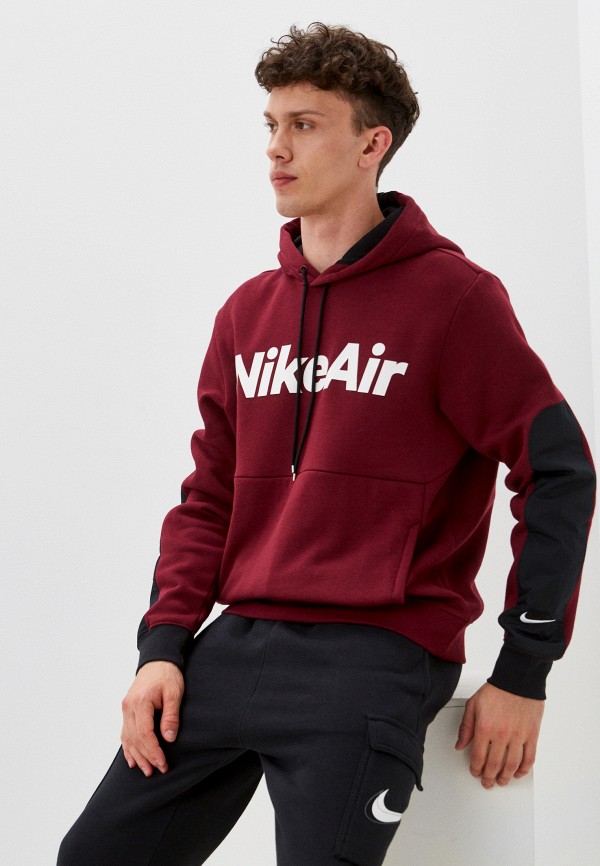 

Худи Nike, Бордовый, M NSW NIKE AIR HOOD PO FLC NFS