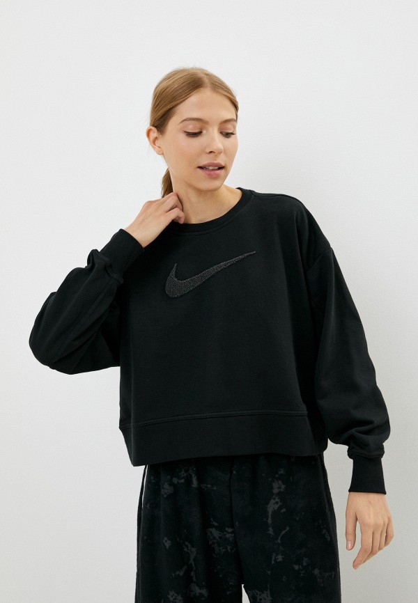 

Свитшот Nike, Черный, W NK DF GET FIT CREW SWSH NFS