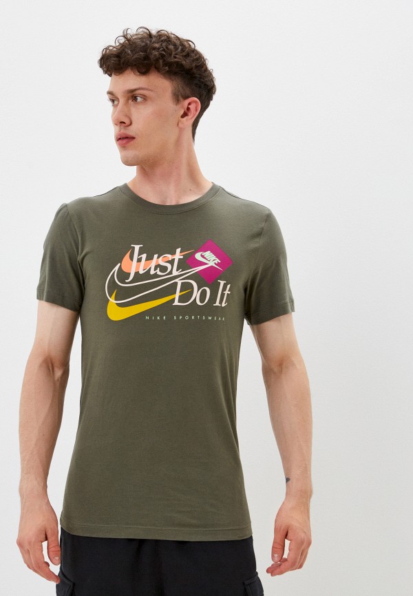 

Футболка Nike, Хаки, M NSW SS BRAND RIFFS JDI FS