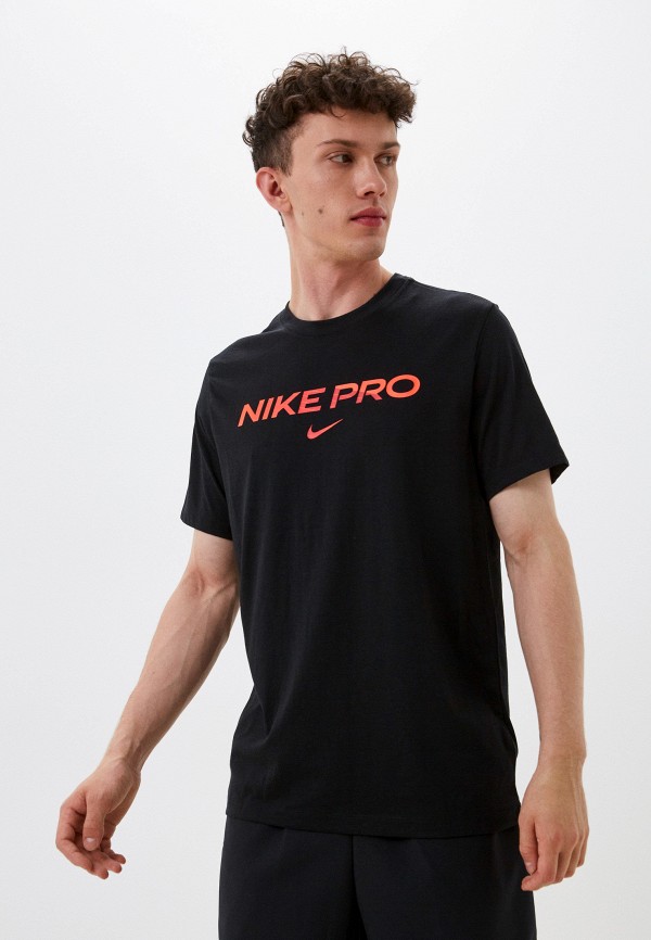 

Футболка спортивная Nike, Черный, M NK DB TEE NIKE PRO FS