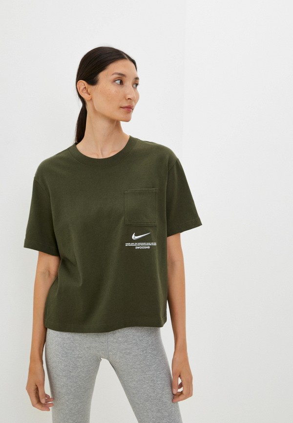 

Футболка Nike, Хаки, W NSW SWSH SS TOP NFS
