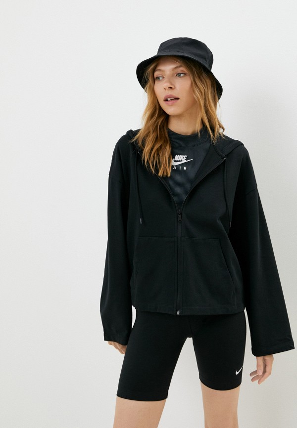 

Толстовка Nike, Черный, W NSW HOODIE FZ JRSY NFS