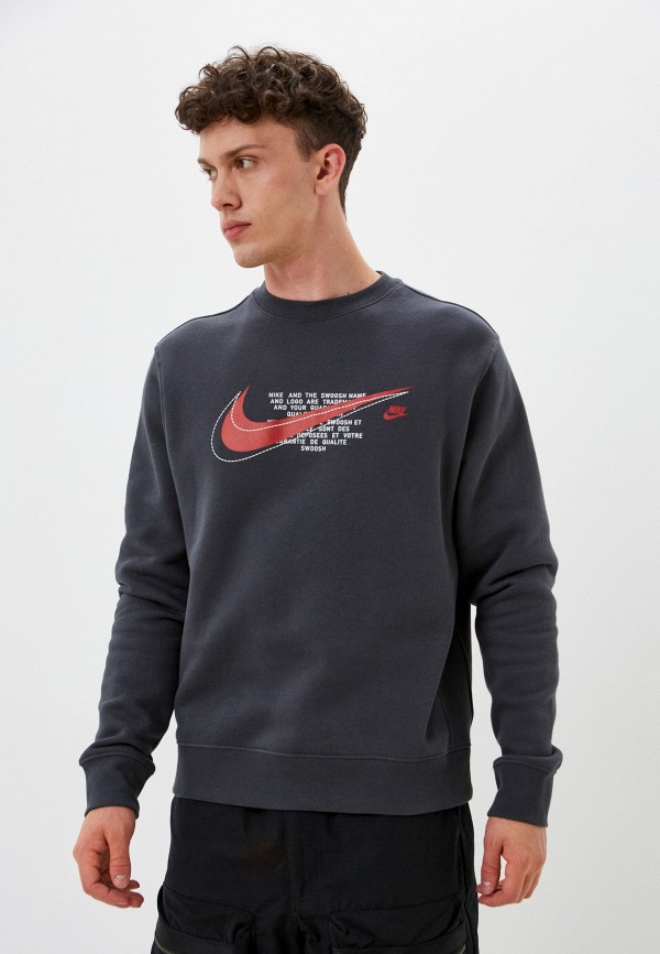 

Свитшот Nike, Серый, M NSW COURT FLC CREW BB NFS