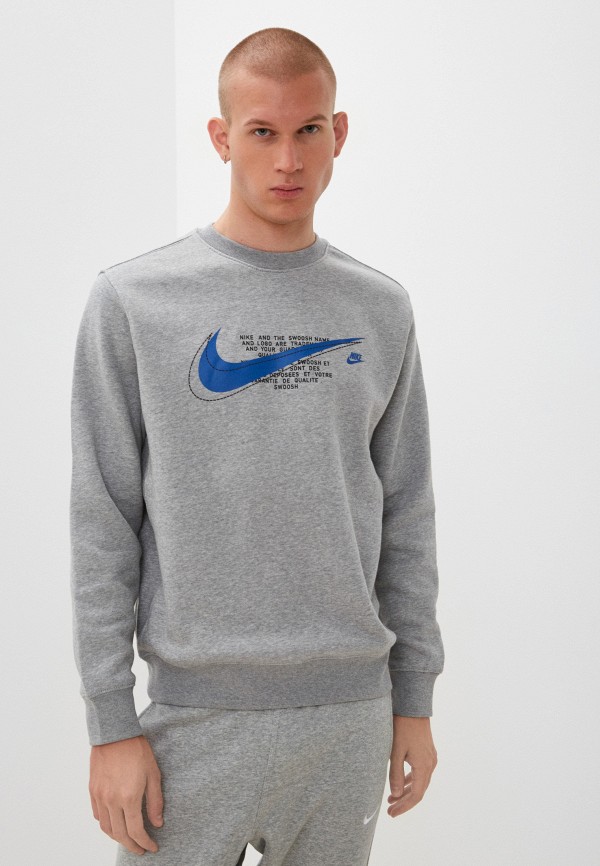 

Свитшот Nike, Серый, M NSW COURT FLC CREW BB NFS