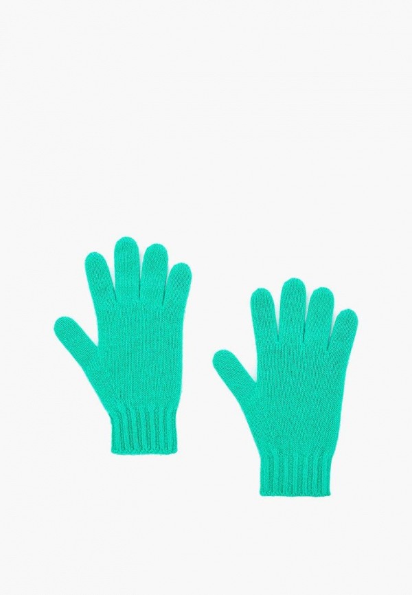 Перчатки United Colors of Benetton зеленого цвета