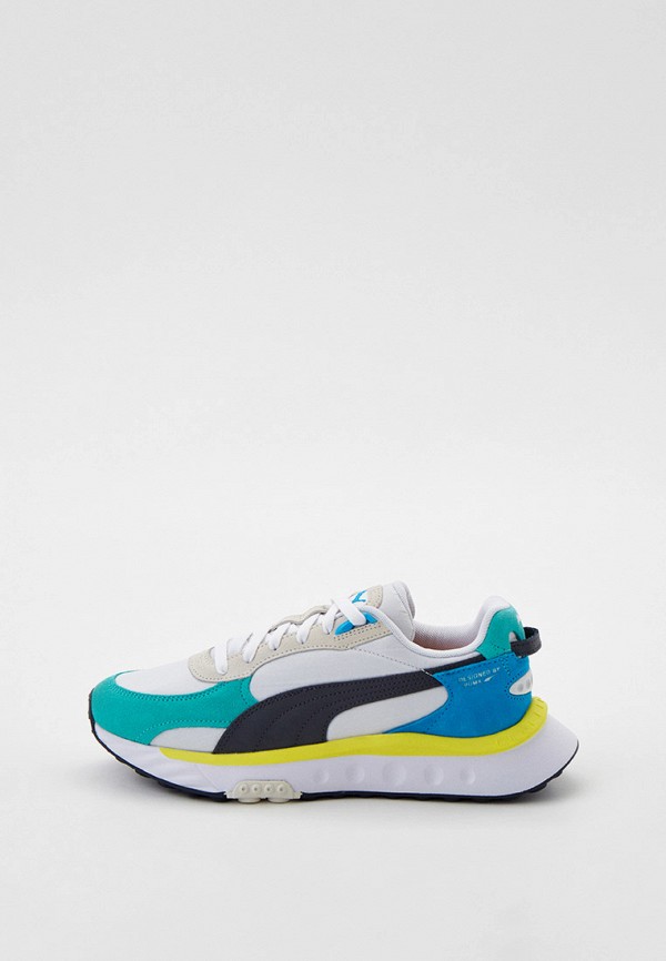 

Кроссовки PUMA, Разноцветный, Wild Rider Rollin Elektro Aqua-