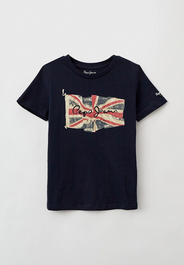 

Футболка Pepe Jeans, Синий, FLAG LOGO S/S N