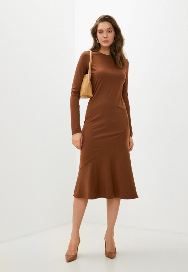 Платье TrendyAngel коричневого цвета