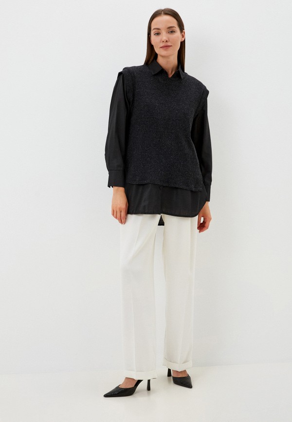 фото Блуза и жилет fragarika