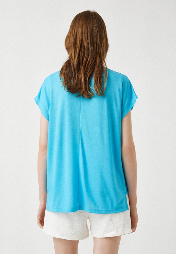 Футболка Koton голубой, размер 46, фото 2