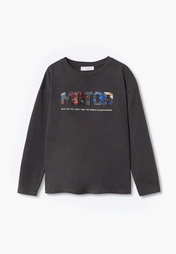 

Лонгслив Mango Kids, Серый, F1