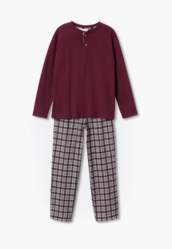 

Пижама Mango Kids, Бордовый, ALARM