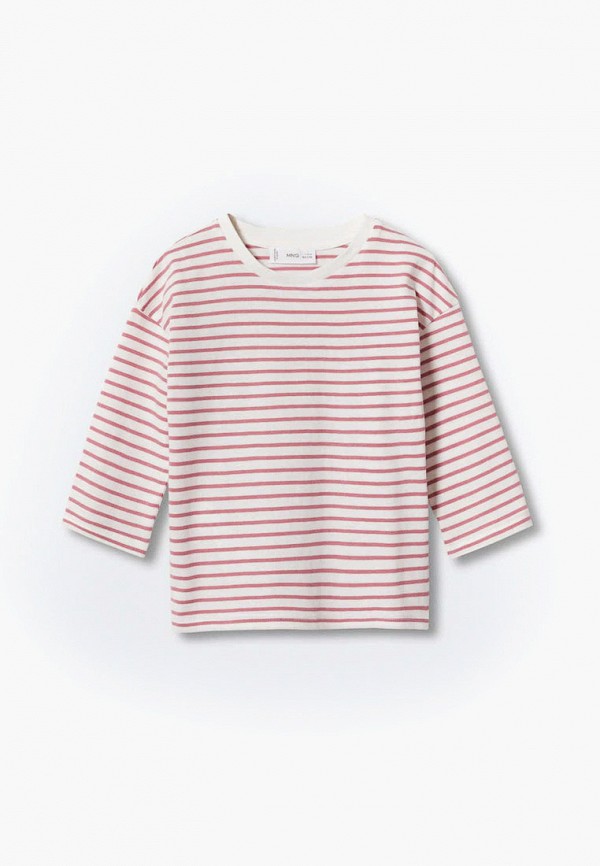 

Лонгслив Mango Kids, Розовый, STRIPES