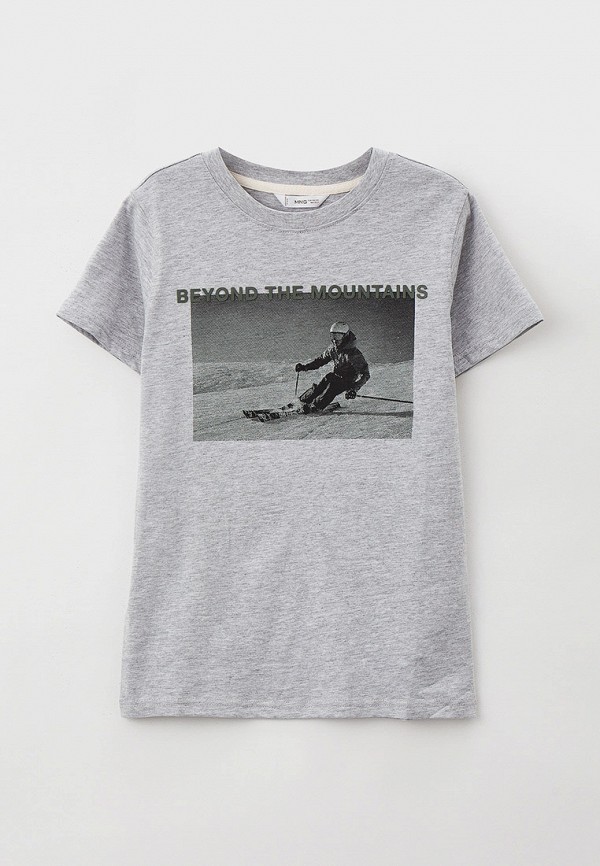 

Футболка Mango Kids, Серый, PHOTOTB