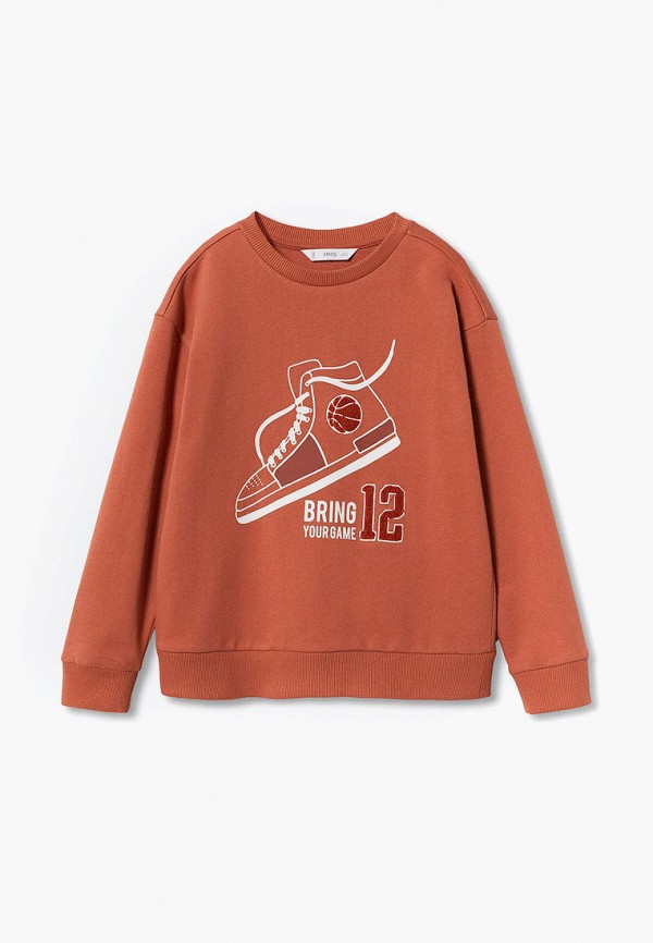 

Свитшот Mango Kids, Коричневый, STUFF2