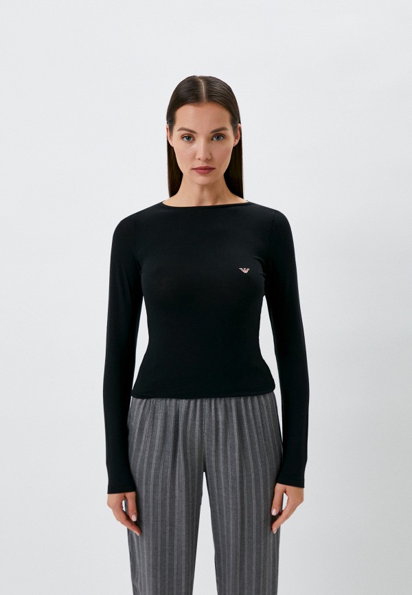 

Лонгслив домашний Emporio Armani, Черный