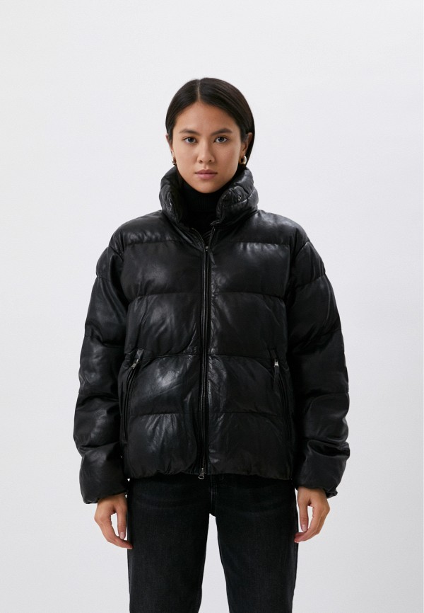 

Куртка кожаная Blouson, Черный