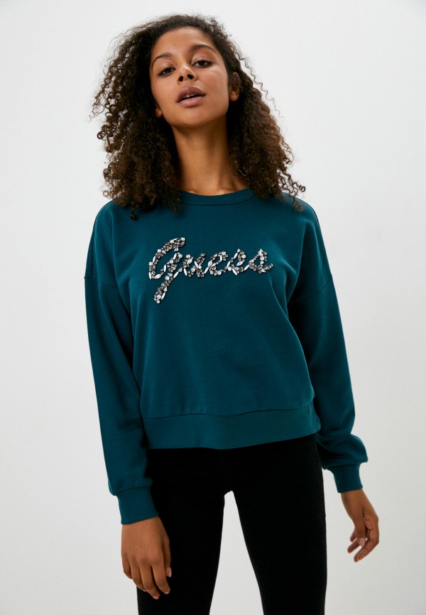 

Свитшот Guess Jeans, Бирюзовый