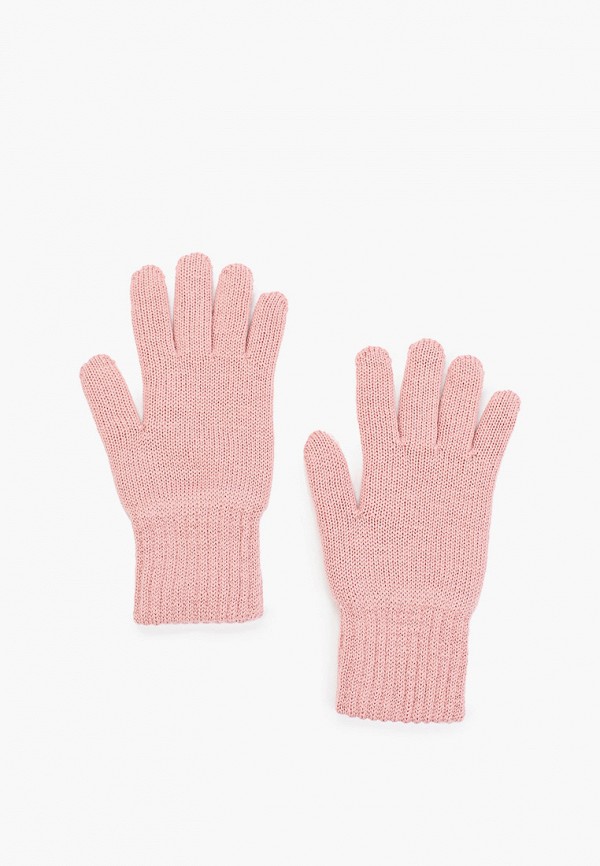 Перчатки Котофей розового цвета