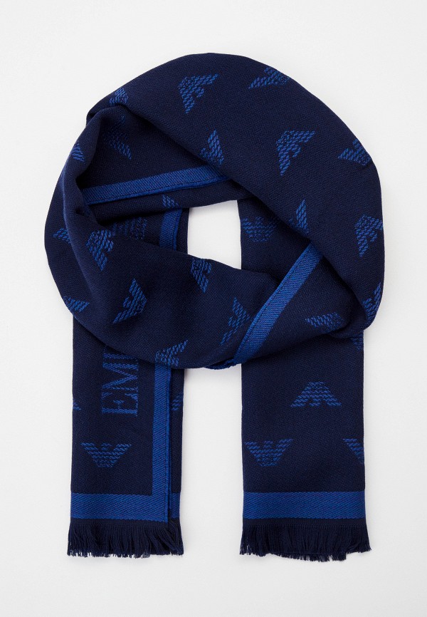 

Шарф Emporio Armani, Синий