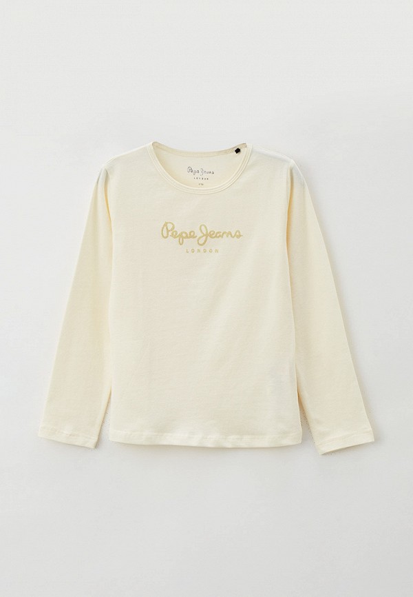 

Лонгслив Pepe Jeans, Бежевый, HANA GLITTER L/S
