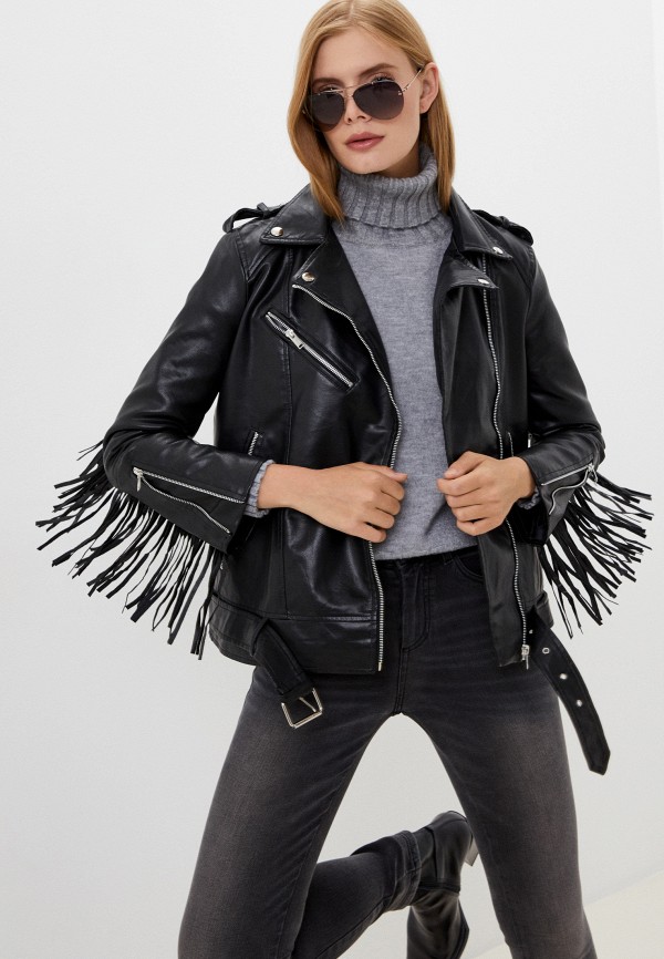 

Куртка кожаная Diverius, Черный