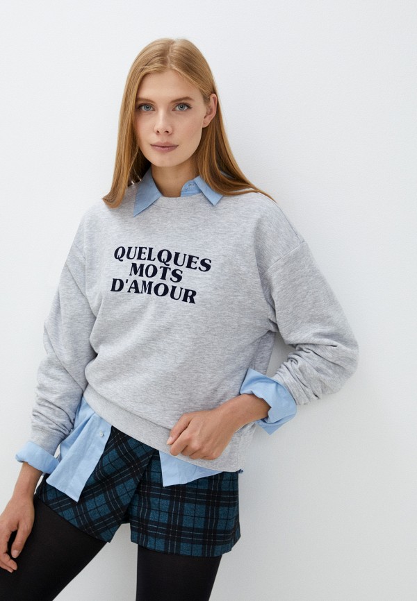 

Свитшот Mango, Серый, AMOUR