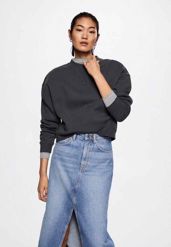 

Свитшот Mango, Серый, BASIC