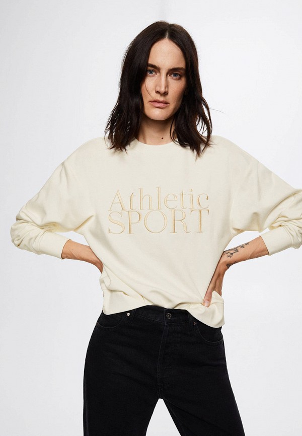 

Свитшот Mango, Белый, SPORT
