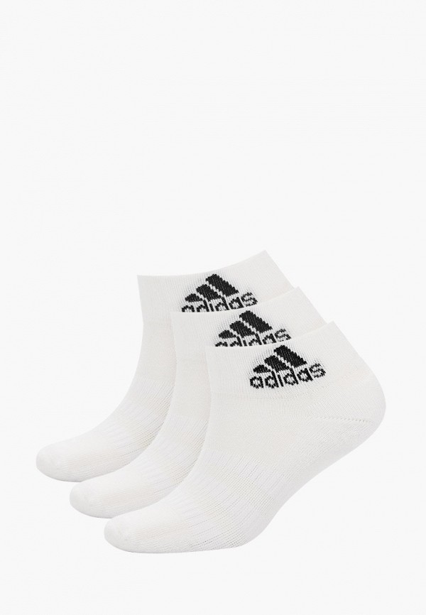 Носки 3 пары adidas белого цвета