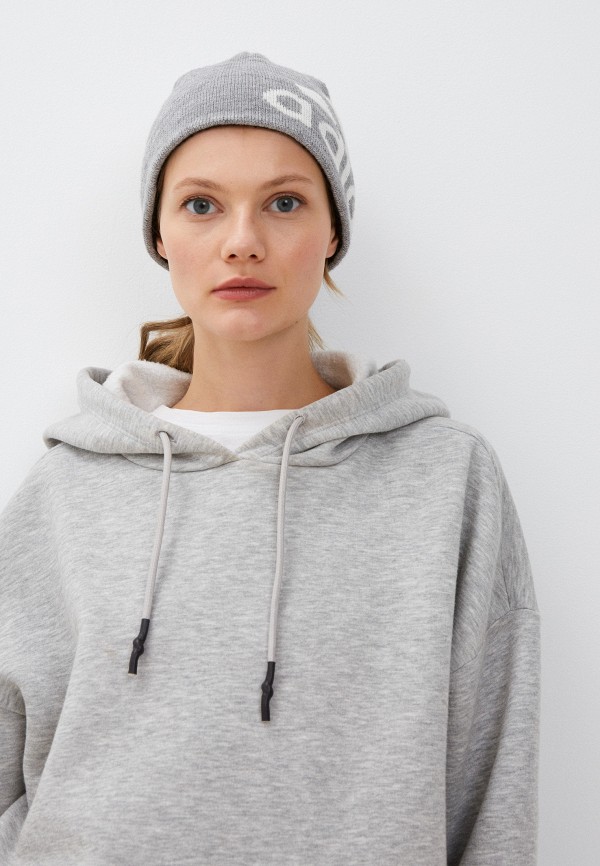 Шапка adidas серый, размер 52, фото 4