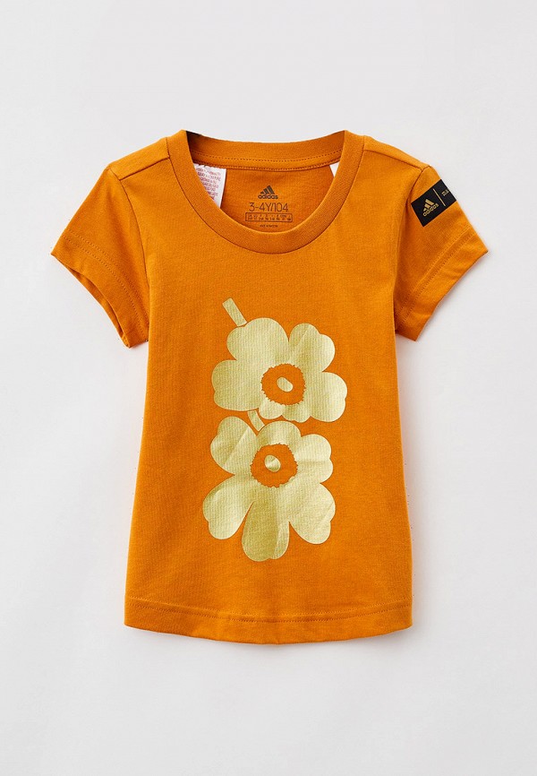 

Футболка adidas, Оранжевый, JG MARIMEKKO